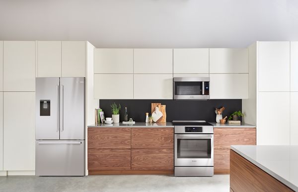 Bosch modern white kitchen