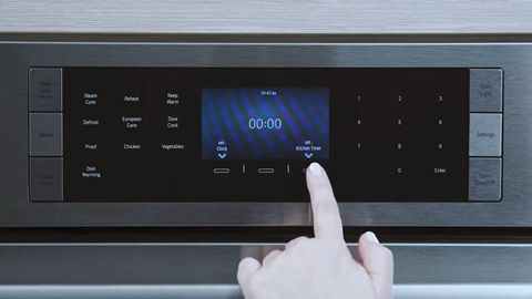 Steam Oven timer setting