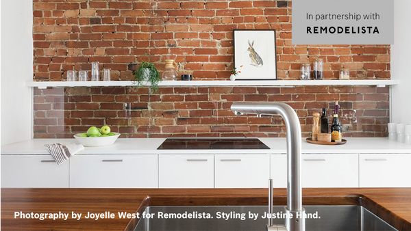 Kitchen remodel sink and cooktop by Justine Hand