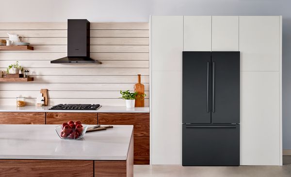 Bosch black stainless steel kitchen