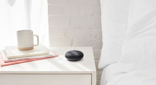 google home mini bedroom charcoal