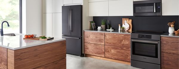 Bosch 3 piece black stainless steel kitchen